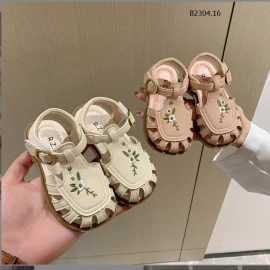 SANDAL RỌ THÊU HOA CHO BÉ -sỉ  Size 22-26 : 138k/đôi            Size 27-31 : 146k/đôi 