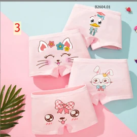 SET 4 QUẦN CHIP BÉ GÁI- Sỉ 62k/set 4c như hình