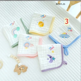 Set 5 khăn xô sữa , khăn lau mặt cho cho bé -sỉ 75k/set 5c 