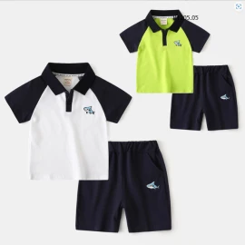 SET POLO BABY SHARK CHO BÉ-sỉ 135k/set