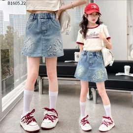 SHORT JEAN GIẢ VÁY BG SZ ĐẠI - sỉ 150k