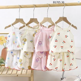 BỘ 2 DÂY BÉ GÁI-sỉ  Sz 80-110 : 68k/bộ          Sz 120-150 : 83k/bộ