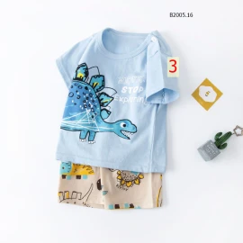 BỘ MẶC NHÀ COTTON CHO BÉ -sỉ 73k/bộ 