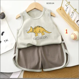 BỘ BA LỖ BÉ TRAI SIÊU CUTE  - sỉ Sz 73-100: 60k/b Sz 110-130: 70k/b