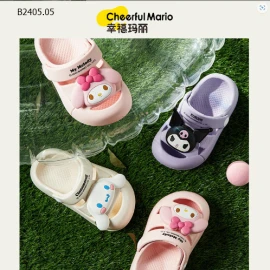 SANDAL KUROMI NHÀ CHEERFUL MARIO-sỉ 110k/đôi 