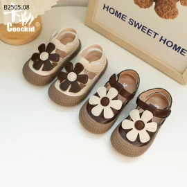 SANDAL HOA CHO BÉ GÁI - Si size 22-26: 120k     Size 27-31: 130K