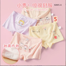 SET 4 QUẦN CHIP BÉ GÁI  - sỉ 70k/set 4c như hình