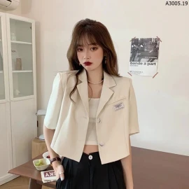 ÁO CỘC BLAZER CROTOP  sỉ 95k