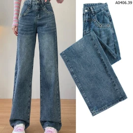 QUẦN JEANS SUÔNG NỮ sỉ 173k/chiếc