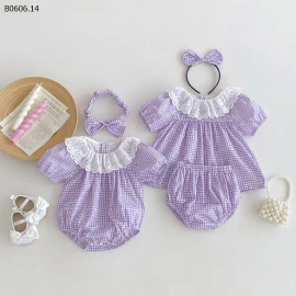 Set Tím dễ thương size nhí -sỉ  Body : 130k                Set : 145k 