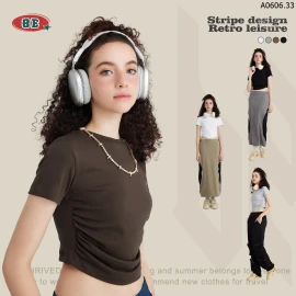 ÁO CỘC CROPTOP NHÚN EO CHO NỮ sỉ 140k/chiếc