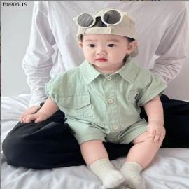 JUMPSUIT ĐÙI CỌC TAY CHO BÉ-sỉ 121k/bộ 