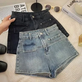 QUẦN SHORT JEAN CẠP CAO NỮ sỉ 115k/chiếc