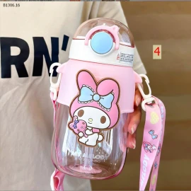 BÌNH NƯỚC KUROMI , MELODY, CINNAMOROLL  .-sỉ 132k/chiếc