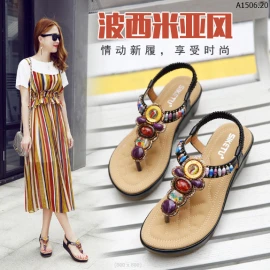 SANDAL ĐẾ XUỒNG BOHO SIKETU sỉ 220k