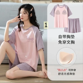 BỘ MẶC NHÀ KÈM BRA CHO NỮ sỉ 175k/bộ 