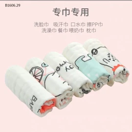 KHĂN MẶT SỢI TRE CAO CẤP MUSLIN-sỉ 125k/combo 2 set chọn set 