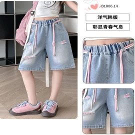 QUẦN SHORT JEAN BÉ GÁI SZ ĐẠI -sỉ 135k/đôi 