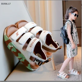 SANDAL QUAI NGANG ĐẾ BÁNH MÌ CHO BÉ-sỉ 153k/đôi 