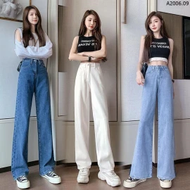 QUẦN JEANS SUÔNG HACK DÁNG sỉ 135k/chiếc