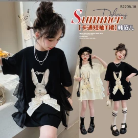 VÁY ÁO THỎ CUTE CHO BÉ GÁI SZ ĐẠI-sỉ 152k