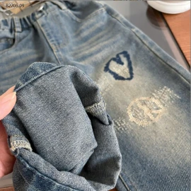 QUẦN JEANS XUÔNG CẠP CHUN CHO BÉ-sỉ 170k/chiếc 