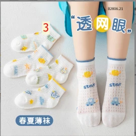 COMBO 5 ĐÔI TẤT LƯỚI CHO BÉ-sỉ 58k/set 5đ như hình