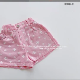 QUẦN SHORT CHO BÉ GÁI -sỉ 143k/chiếc