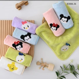 -SET 5 KHĂN MẶT DISNEY CHO BÉsỉ 87k/set 5c 