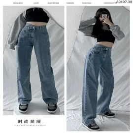 QUẦN JEANs NỮ CẠP CHÉO TÔN EO Sỉ 139k