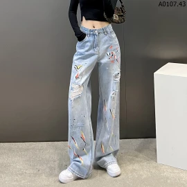 QUẦN JEANS RÁCH VẢY SƠN PHONG CÁCH Sỉ 210k