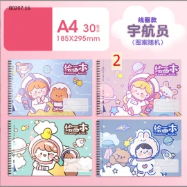 VỞ VẼ A4-sỉ 68k/set 4 quyển 