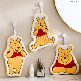 SET 2 KHĂN LAU TAY GẤU POOH sỉ 89k/set 2c chọn mẫu