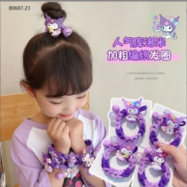 SET 5 DÂY BUỘC TÓC KUROMI MELODY CHO BÉ -sỉ 40k/set 5c 