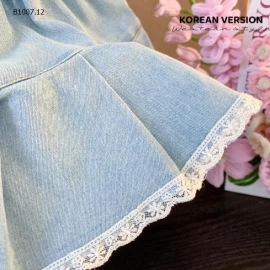 CHÂN VÁY JEANS NƠ BÉ GÁI-sỉ 113k/chiếc 