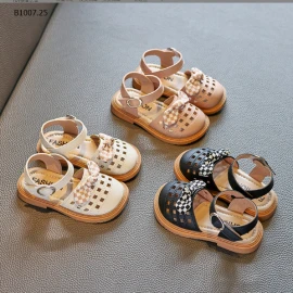 SANDAL BÉ GÁI PHỐI NƠ-sỉ 100k/đôi 