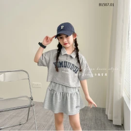 SET ÁO POLO + CHÂN VÁY BÉ GÁI SZ ĐẠI-sỉ 120k/SET ÁO POLO + CHÂN VÁY BÉ GÁI SZ ĐẠI