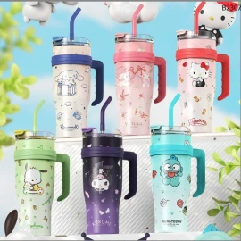 CỐC GIỮ NHIỆT SANRIO, HELLO KITTY,…-sỉ 117k/chiếc 