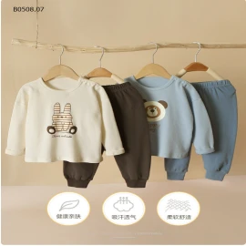 BỘ DÀI TAY BÉ CUTE PANDA'S -sỉ 125k/bộ 