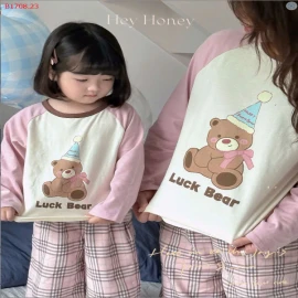 BỘ NGỦ MẸ BÉ HONEY-sỉ Sz bé : 163k/bộ           Sz mẹ : 238k/bộ