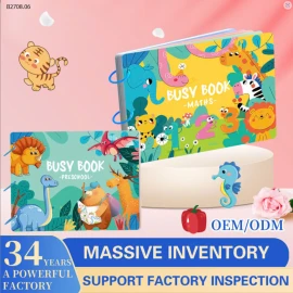 COMBO 2 CUỐN BUSY BOOK ANIMALS -sỉ 73k/set 2 quyển