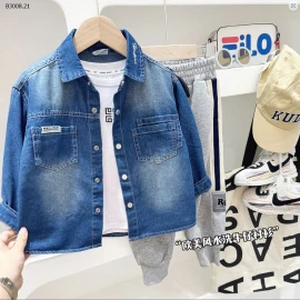 ÁO SƠ MI DENIM KACADY-sỉ 152k/chiếc 