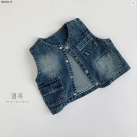 ÁO GILE JEAN 3 TÚI -sỉ 162k/chiếc