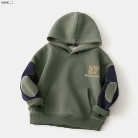 ÁO NỈ HOODIE LÓT LÔNG CỪU CHO BÉ TRAI NHÀ WAPYPY -sỉ 122k