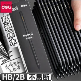 BÚT CHÌ GỖ ĐEN DELI sỉ 85k/set 30c