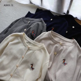 ÁO CARDIGAN CỔ TRÒN THÊU NGỰA -sỉ 165k