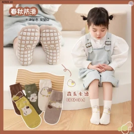 SET 5 ĐÔI TẤT CHỐNG TRƠN TRƯỢT CHO BÉsỉ 72k/set 5 đôi mix màu 