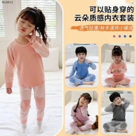 BỘ MẶC NHÀ DÀI TAY CHO BÉ-sỉ Sz 80-120 : 75k/ 1 bộ          Sz 130-170 : 90k/ 1 bộ