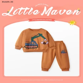 BST BỘ NỈ HÃNG LITTLE MAVEN -sỉ 178k