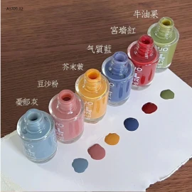 SÉT 6 LỌ SƠN MÓNG TAY CAIRUO NEW COLOR-sỉ 100k/set